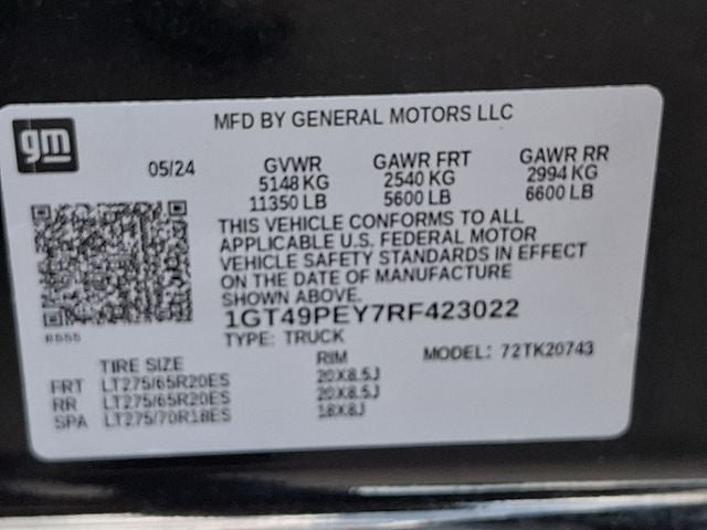 2024 GMC Sierra 2500HD 4WD Crew Cab Standard Bed AT4