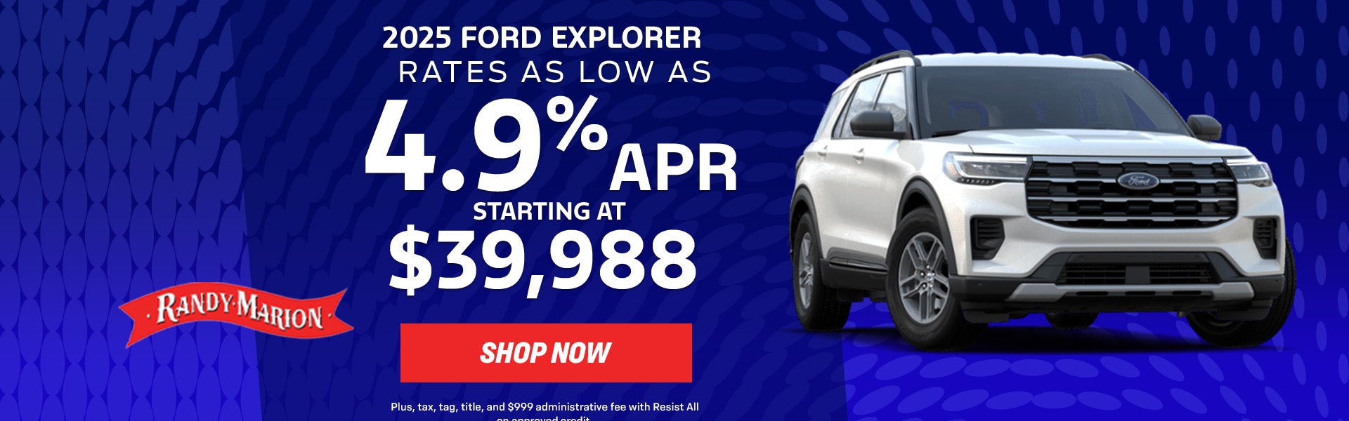 Ford Explorer Offer