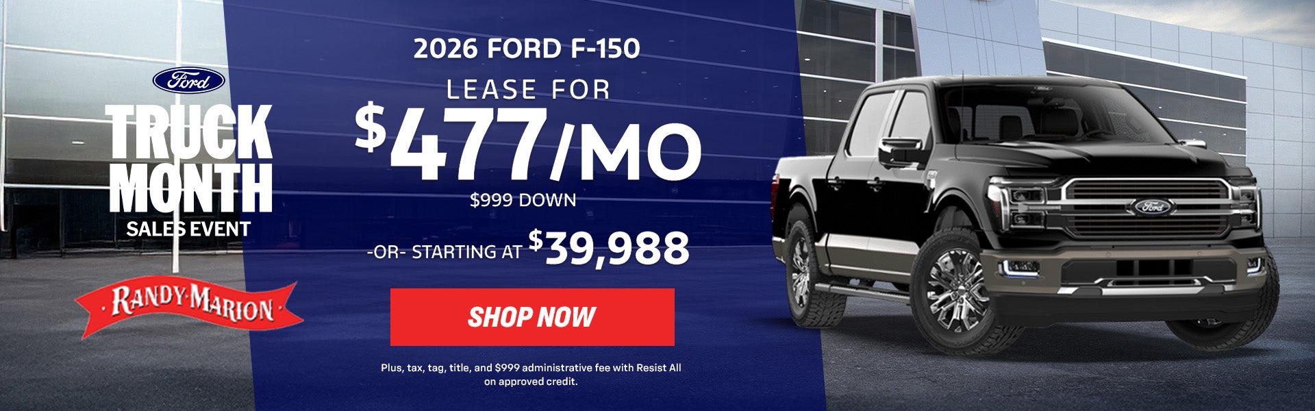 Truck Month Ford F-150 Offer